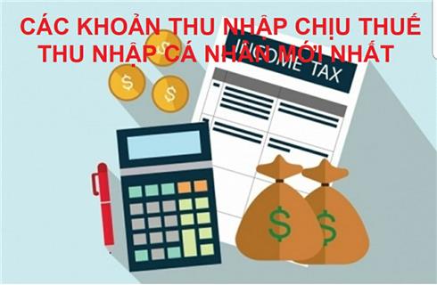 Các khoản thu nhập chịu thuế thu nhập cá nhân