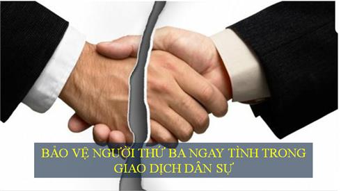Người thứ ba ngay tình trong giao dịch dân sự