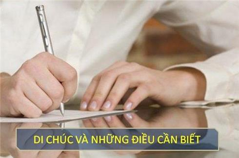 Di chúc và những điều cần biết