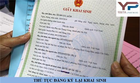 THỦ TỤC ĐĂNG KÝ LẠI KHAI SINH TẠI VĨNH PHÚC