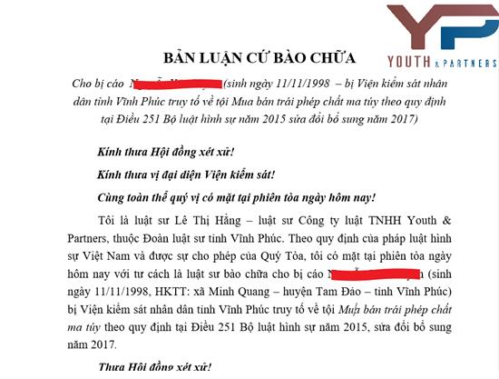 Luật sư bào chữa là gì? 5 chuyên gia giỏi tại Vĩnh Phúc