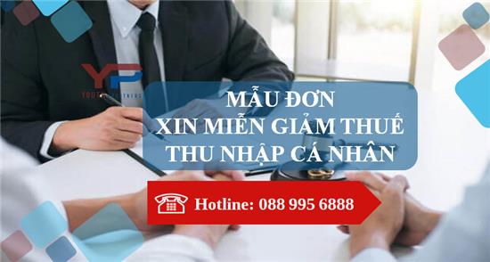 Đơn xin miễn giảm thuế thu nhập cá nhân 