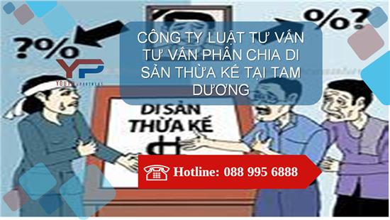 CÔNG TY LUẬT TƯ VẤN TƯ VẤN PHÂN CHIA DI SẢN THỪA KẾ TẠI TAM DƯƠNG 
