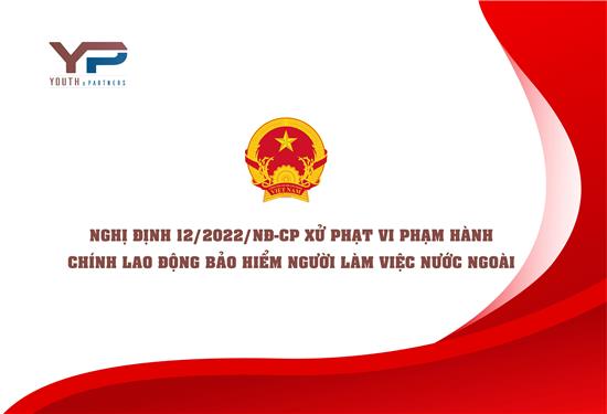 Nghị định 12/2022/NĐ-CP xử phạt vi phạm hành chính lao động bảo hiểm người làm việc nước ngoài